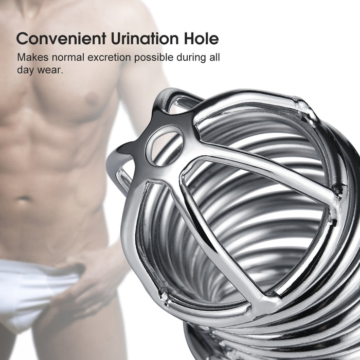 Triple Cock Rings Chastity with Lock