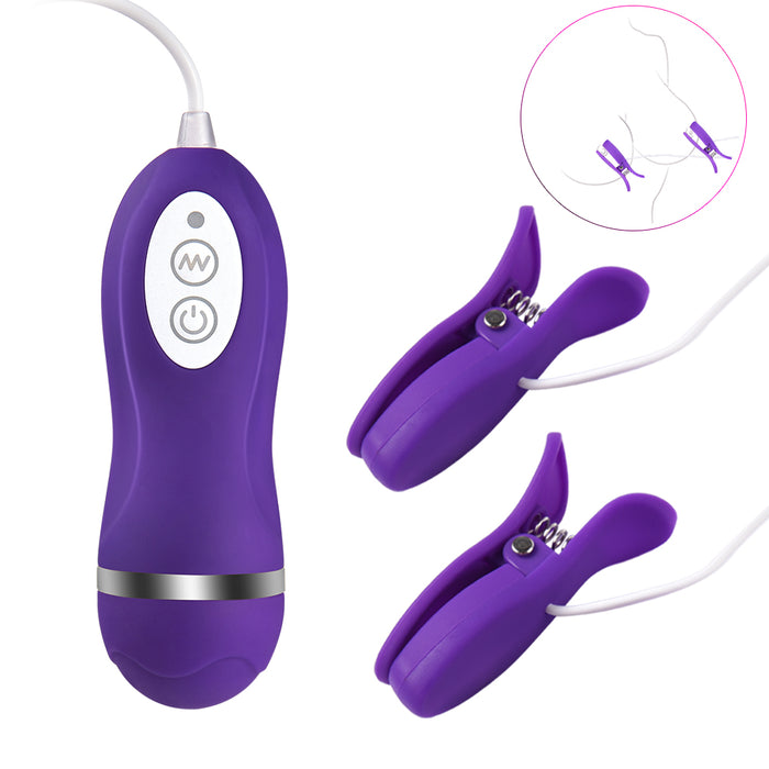 10-Mode Vibrating Breast Clamps
