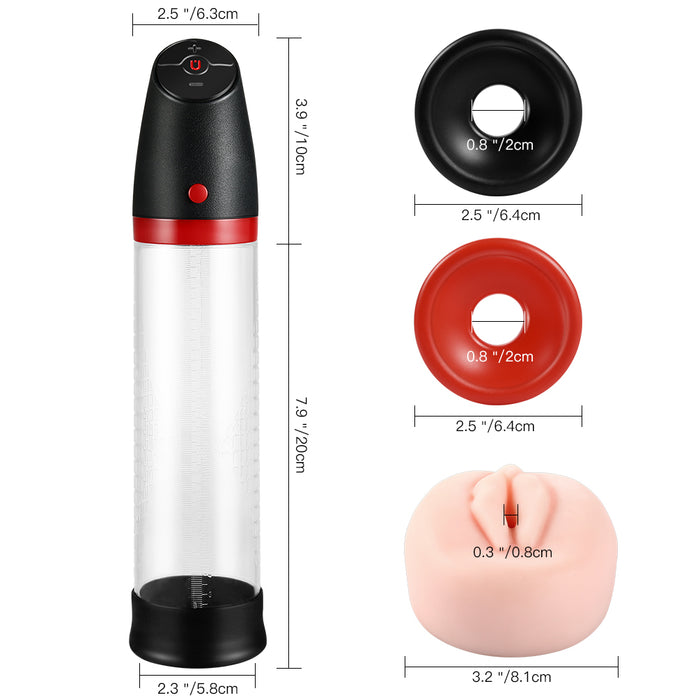 Transparent Automatic Penis Pump
