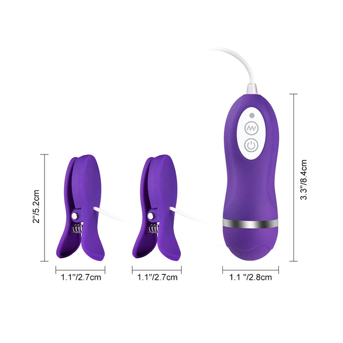 10-Mode Vibrating Breast Clamps